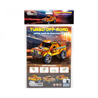 Деревяний 3D конструктор "Turbo off-road" Puz-00972 87 деталей