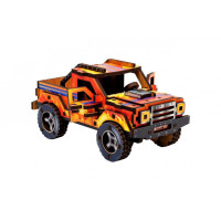 Деревяний 3D конструктор "Turbo off-road" Puz-00972 87 деталей