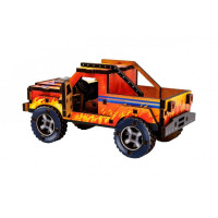 Деревяний 3D конструктор "Turbo off-road" Puz-00972 87 деталей