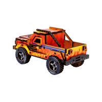 Деревяний 3D конструктор "Turbo off-road" Puz-00972 87 деталей
