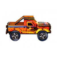 Деревяний 3D конструктор "Turbo off-road" Puz-00972 87 деталей