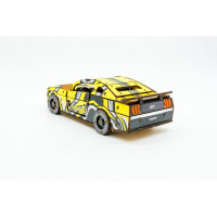 Деревяний 3D конструктор "Muscle car GT" Puz-00638 162 деталі жовтий Деревяний 3D конструктор "Muscle car GT" Puz-00638 162 деталі жовтий