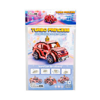Деревяний 3D конструктор "Turbo Princess" Puz-00969 70 деталей