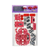 Деревяний 3D конструктор "Turbo Princess" Puz-00969 70 деталей