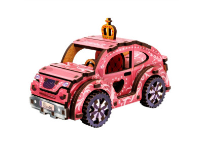 Деревяний 3D конструктор "Turbo Princess" Puz-00969 70 деталей