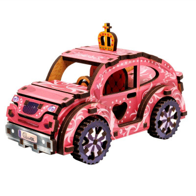 Деревяний 3D конструктор "Turbo Princess" Puz-00969 70 деталей