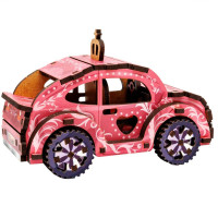 Деревяний 3D конструктор "Turbo Princess" Puz-00969 70 деталей