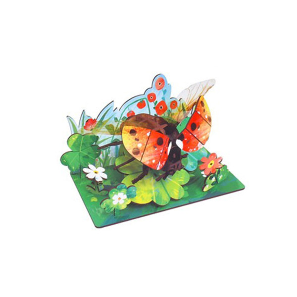Деревяний пазл 3D "Ladybug" 68036W 49 деталей Деревяний пазл 3D "Ladybug" 68036W 49 деталей
