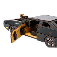 Деревяний 3D конструктор "Fast Furious" Puz-62519 125 деталей чорний