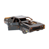 Деревяний 3D конструктор "Fast Furious" Puz-62519 125 деталей чорний