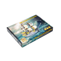 Деревяний 3D конструктор "Піратський корабель" Puz-00928 196 деталей Деревяний 3D конструктор "Піратський корабель" Puz-00928 196 деталей