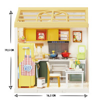 Конструктор-румбокс Кухня Mini House 8005-MH серії "Інтерєр" зі світлом