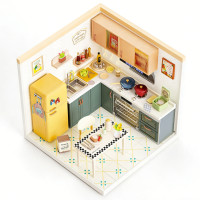 Конструктор-румбокс Кухня Mini House 8005-MH серії "Інтерєр" зі світлом