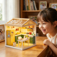 Конструктор-румбокс Кухня Mini House 8005-MH серії "Інтерєр" зі світлом