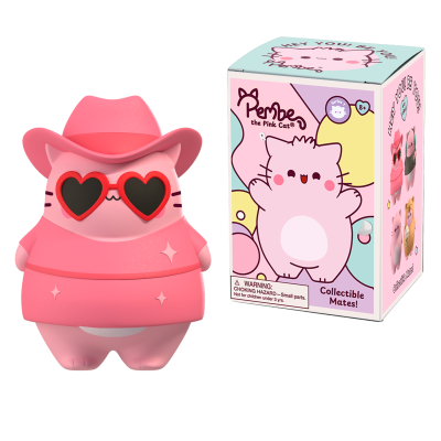 Сквіш-іграшка (мемори фоам) Pembe The Pink Cat