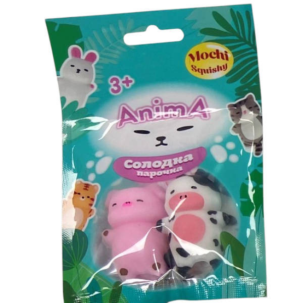Іграшки колекційні у наборі Monster Gum mochі squishy "Солодка парочка" Іграшки колекційні у наборі Monster Gum mochі squishy "Солодка парочка"