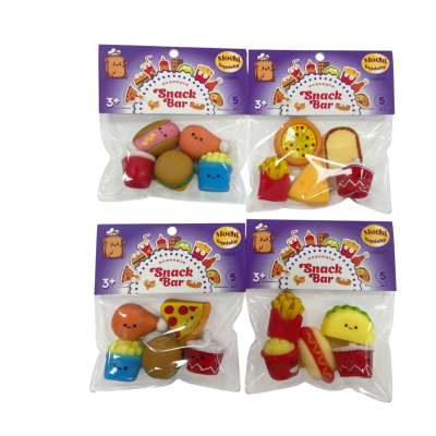 Іграшки колекційні у наборі Monster Gum mochi squishy "Снек бар"