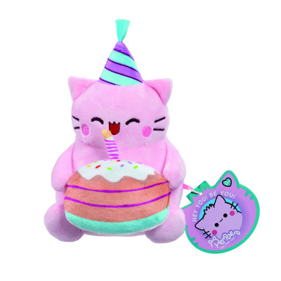 М'яконабивна іграшка-емоція Pembe The Pink Cat 15 cm (см) - Твій день М'яконабивна іграшка-емоція Pembe The Pink Cat 15 cm (см) - Твій день