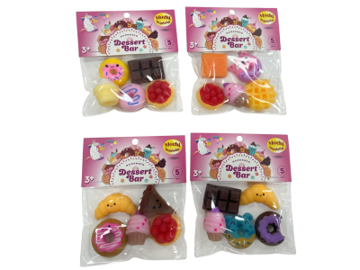 Іграшки колекційні у наборі Monster Gum mochi squishy "Десерт бар"