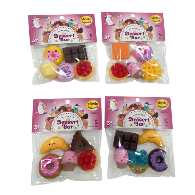 Іграшки колекційні у наборі Monster Gum mochi squishy "Десерт бар"