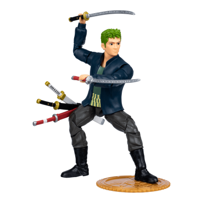 ONE PIECE Колекційна фігурка ZORO (з артикуляцією) ONE PIECE Колекційна фігурка ZORO (з артикуляцією)