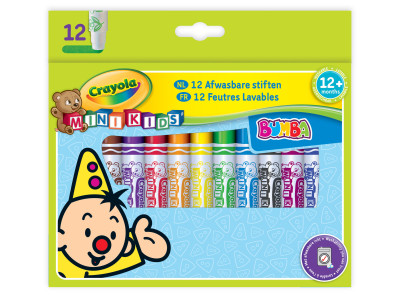 Mini Kids Мої перші фломастери (washable), 12 шт