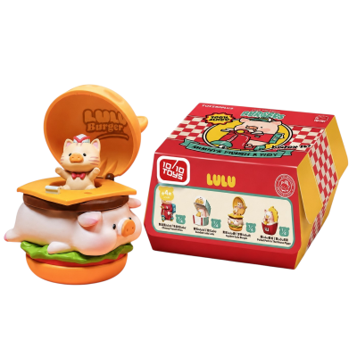 Колекційна фігурка 10/10 TOYS LuLu the Piggy серія Burger Express Movable Series (blind box)