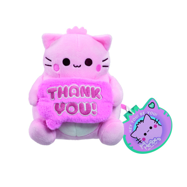 М'яконабивна іграшка-емоція Pembe The Pink Cat 15 cm (см) - Дякую тобі М'яконабивна іграшка-емоція Pembe The Pink Cat 15 cm (см) - Дякую тобі