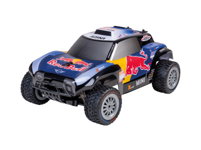 Машина на РК "RED BULL X-raid MINI JCW Buggy" 1:16, 30 cm (cм), 2.4 Ghz (ГГц) Машина на РК "RED BULL X-raid MINI JCW Buggy" 1:16, 30 cm (cм), 2.4 Ghz (ГГц)