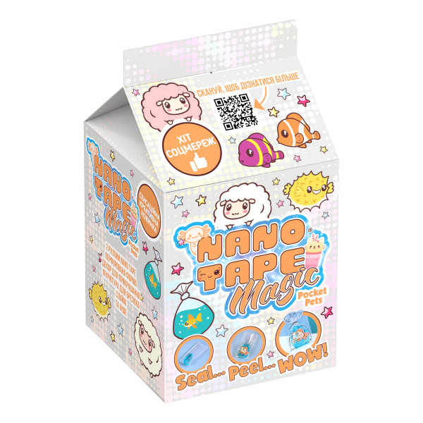 Набір для творчості Nano Tape Magic mini "Pocket pets" Набір для творчості Nano Tape Magic mini "Pocket pets"