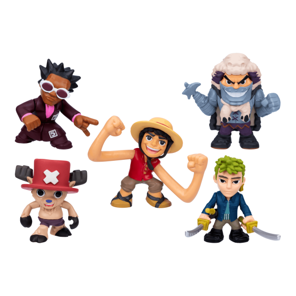 ONE PIECE Набір ігрових фігурок (з артикуляцією, 5 шт в наборі)