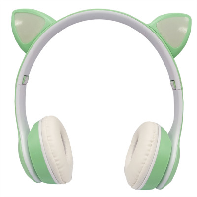 Дитячі навушники з котячими вушками VIV-23M(Green)