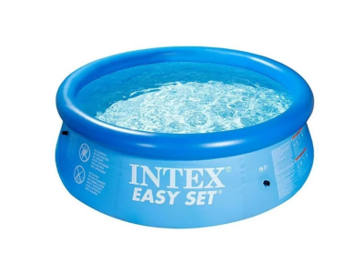 Басейн сімейний "Easy Set" INTEX 28110 Басейн сімейний наливний 244Х76 см 2 419 л (при заповненні на 80%)