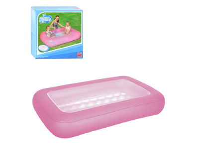 Дитячий надувний басейн BW 51115 з ремкомплектом Рожевий