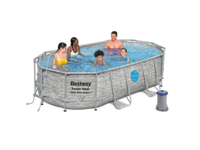 Басейн каркасний Bestway 56714K (427-250-100 см) 7250 л