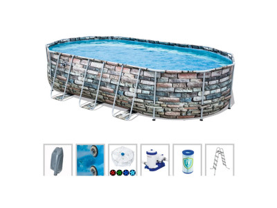 Басейн каркасний Bestway 56719 (610-366-122см) 20241 л