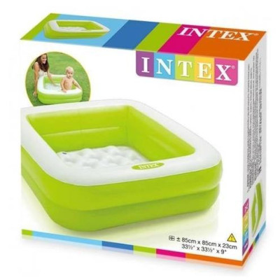 Дитячий басейн Intex 85х85х23 см Зелений Дитячий басейн Intex 85х85х23 см Зелений