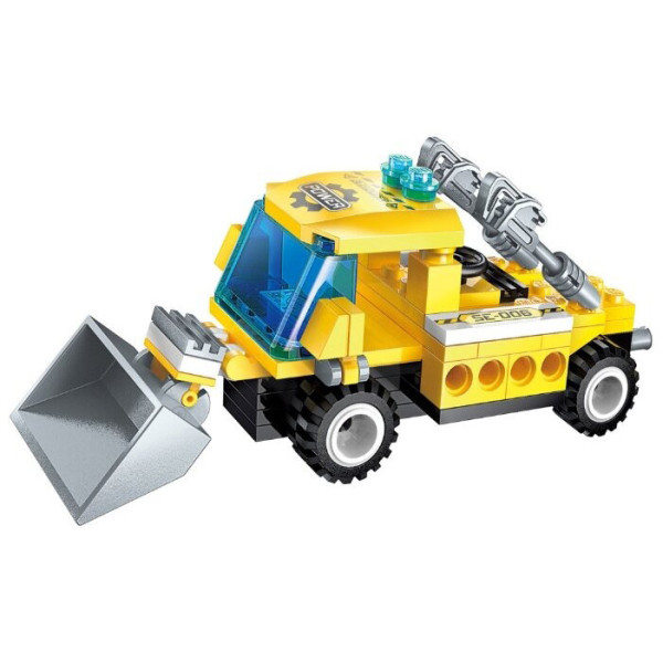 Дитячий Конструктор Qman 1408-1-8 транспорт 76 дет Ball Dozer Дитячий Конструктор Qman 1408-1-8 транспорт 76 дет Ball Dozer
