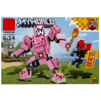 Дитячий конструктор "Minecraft" LB1188-H 103 деталі