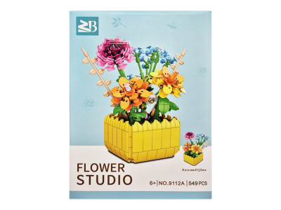 Дитячий конструктор "Квіти Rose multiflora" Flower Studio 9112A 549 деталей
