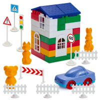 Дитячий конструктор "Лідер" №2 1-220 80 великих деталей