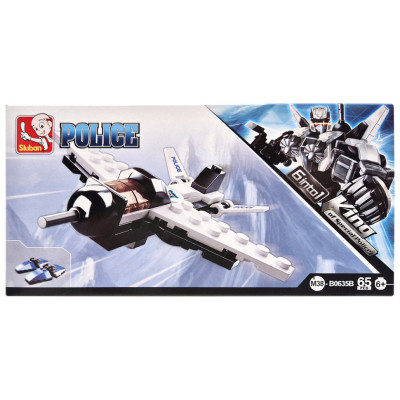Дитячий конструктор Поліцейська серія Police SLUBAN M38-B0635-2 65 деталей