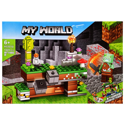 Конструктор дитячий "Minecraft" MG501D 122 деталі