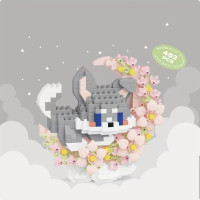 Дитячий конструктор Сіре цуценя 8982 серії "Cute Moon" 452 деталі Дитячий конструктор Сіре цуценя 8982 серії "Cute Moon" 452 деталі