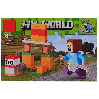 Конструктор дитячий "Minecraft" 66117-2 39 деталей