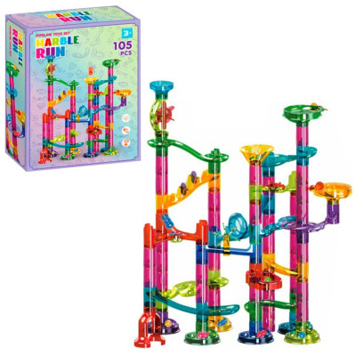 Дитячий конструктор "Лабіринт-гірки" K36 світло 105 деталей