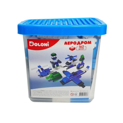 Конструктор "Аеродром" 013888/09 в пластиковому боксі 162 деталі