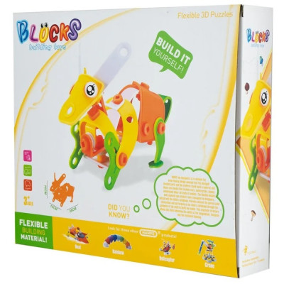 Конструктор-механік "Зайчик" HANYE J-7712 63 елементи