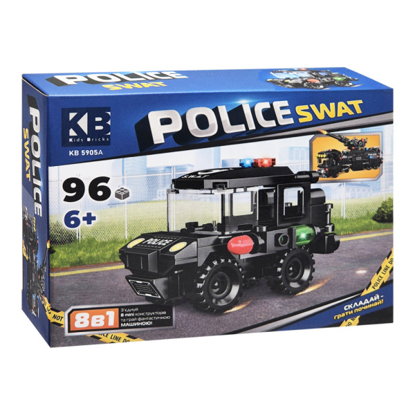 Дитячий конструктор Police SWAT KB 5905A пластик 96 деталей