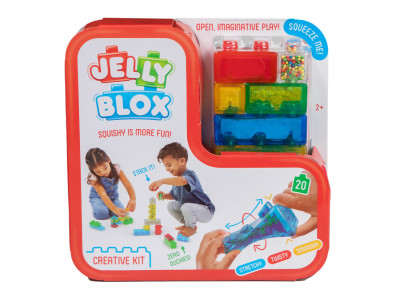 Дитячий сенсорний конструктор "Набір креативу" Jelly Blox 931692 20 деталей